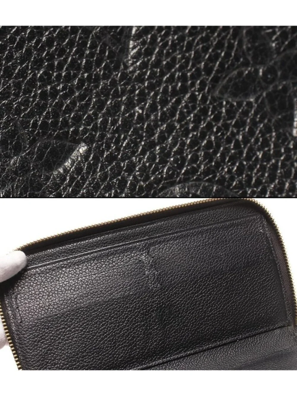 Louis Vuitton Zip Around Wallet Portefeuille Monogram Empreinte